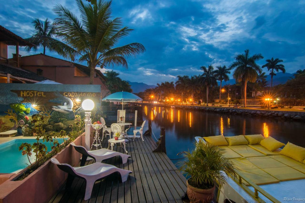 Pousada Casa Do Rio Hostel - 8 Min Do Centro Historico - Passeio De Barco Com Saida Da Pousada -Pago A Parte- Perto Das Praias E Beira Rio باراتي المظهر الخارجي الصورة