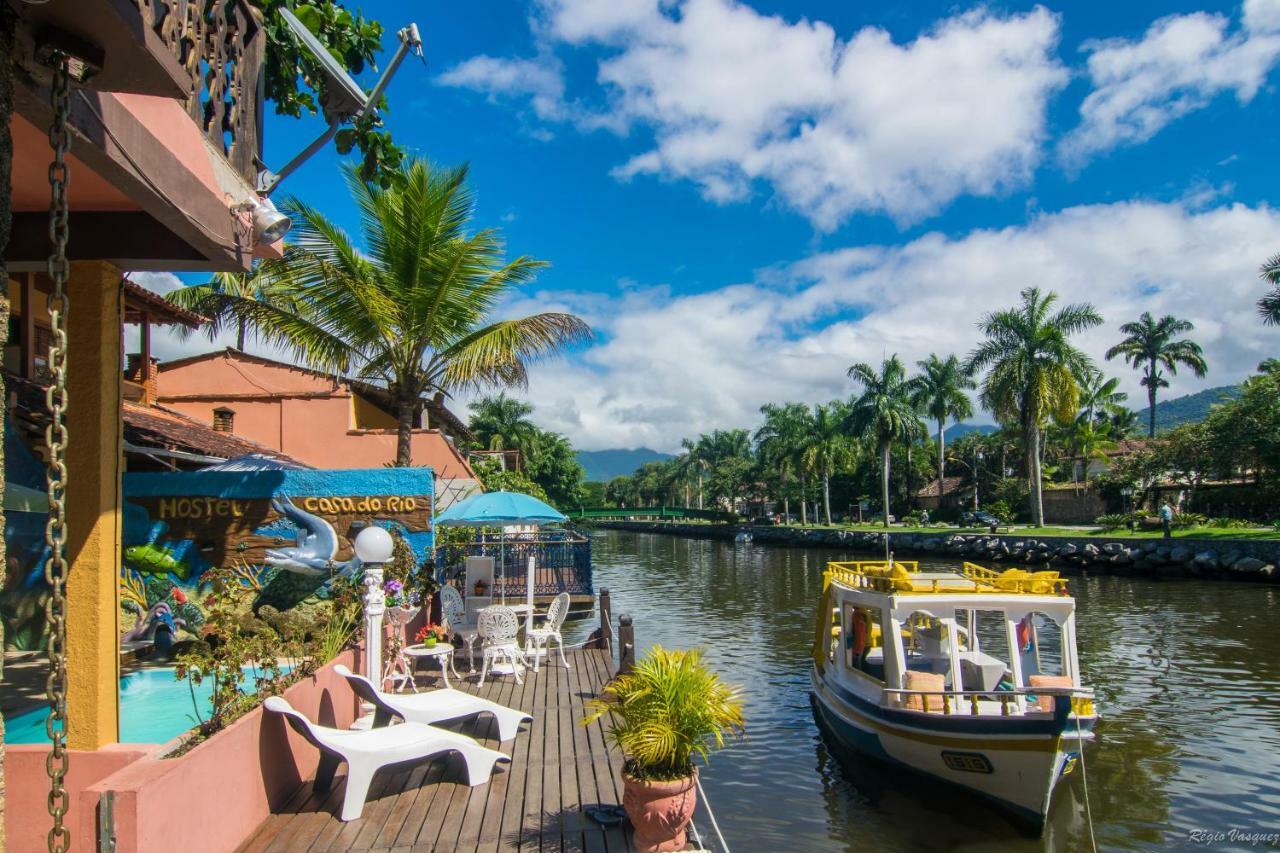Pousada Casa Do Rio Hostel - 8 Min Do Centro Historico - Passeio De Barco Com Saida Da Pousada -Pago A Parte- Perto Das Praias E Beira Rio باراتي المظهر الخارجي الصورة